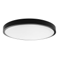 LED Badezimmer-Deckenleuchte SAMSUNG CHIP LED/18W/230V IP44 3000K Ø 25 cm Schwarz