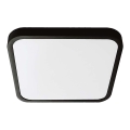 LED Badezimmer-Deckenleuchte SAMSUNG CHIP LED/18W/230V IP44 4000K 25x25 cm schwarz