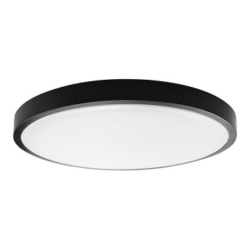 LED Badezimmer-Deckenleuchte SAMSUNG CHIP LED/24W/230V IP44 4000K Ø 29 cm Schwarz