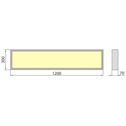 LED Badezimmer Deckenpanel OREGA LINX 120 LED/40W/230V IP44 4000K