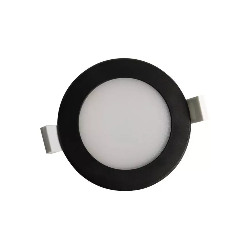 LED-Badezimmer-Einbauleuchte LED/7W/230V 4000K schwarz IP44
