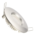 LED Badezimmer Einbauleuchte LED/7W/230V 4000K silber IP44