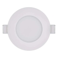 LED Badezimmer-Einbauleuchte LORI LED/4,5W/230V IP65 2700/4000K Ø 8,5 cm Weiß