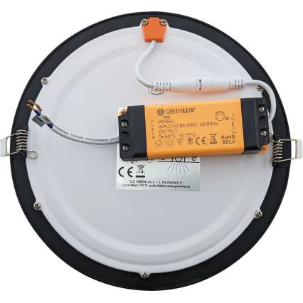 LED-Badezimmer-Einbauleuchte VEGA LED/12W/230V 3800K IP44