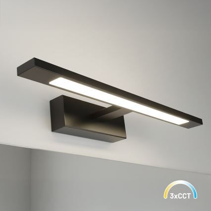 LED-Spiegelleuchte KLIMT für Badezimmer LED/8W/230V 3000/4000/6000K 40 cm IP44 schwarz