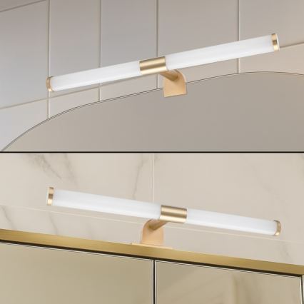 LED-Badezimmer-Spiegelleuchte 2-in-1 APA LED/6W/230V 40 cm IP44 Gold