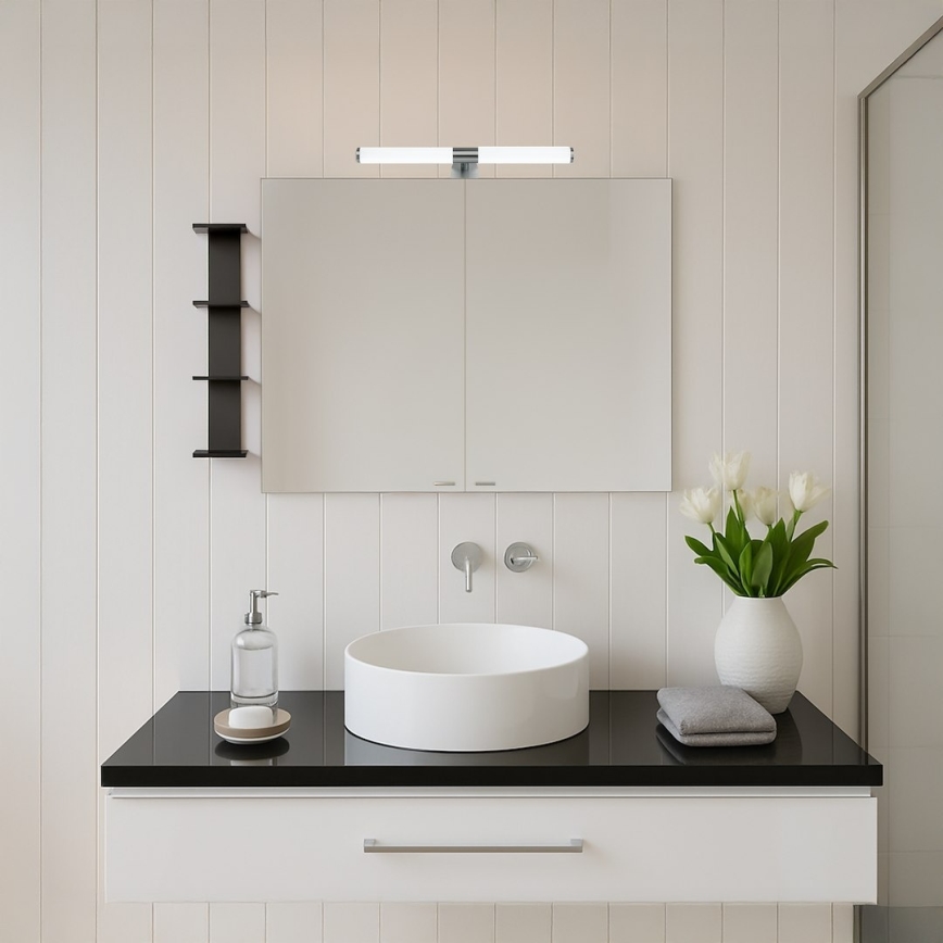 LED-Badezimmer-Spiegelleuchte APA LED/6W/230V 40 cm IP44 Hochglanz-Chrom