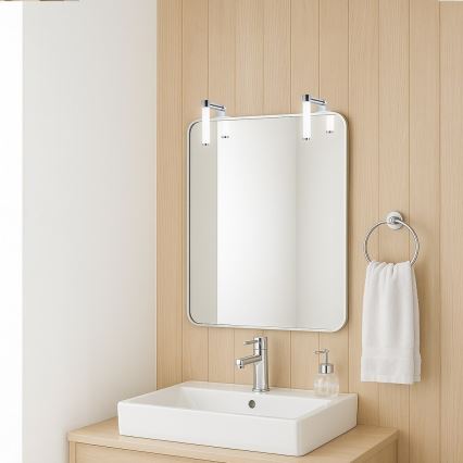 LED-Badezimmer-Spiegelleuchte APA MINI LED/4W/230V IP44, Chrom glänzend