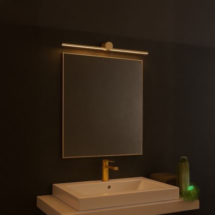 LED-Badezimmer-Spiegelleuchte ARTIST, 9 W, 230 V, 60 cm, IP44, gold