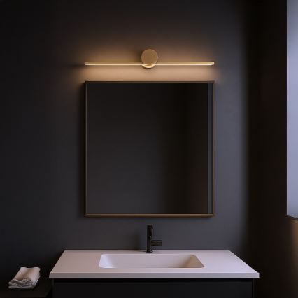 LED-Badezimmer-Spiegelleuchte ARTIST, 9 W, 230 V, 60 cm, IP44, gold