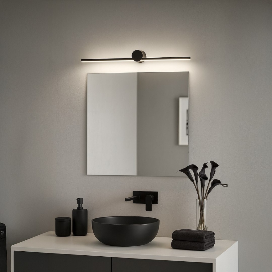 LED-Badezimmer-Spiegelleuchte ARTIST LED/9W/230V 60 cm IP44 schwarz