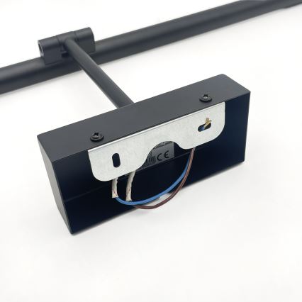 LED-Badezimmer-Spiegelleuchte MIRROR LED/8W/230V 4000K IP44 60 cm schwarz