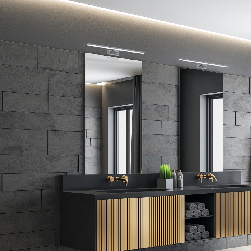 LED-Badezimmer-Spiegelleuchte SHINE LED/13,8W/230V 60 cm IP44 Hochglanz-Chrom