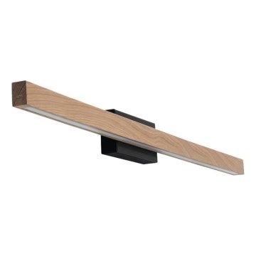 LED Badezimmer-Wandleuchte AQUAVIVA LED/12W/230V 80 cm IP44 Eiche