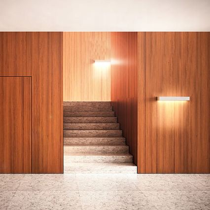 LED Badezimmer-Wandleuchte LED/9W/230V 40 cm IP44 glänzender Chrom
