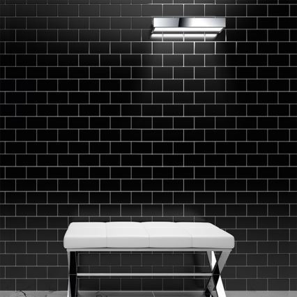 LED Badezimmer-Wandleuchte LED/9W/230V 40 cm IP44 glänzender Chrom
