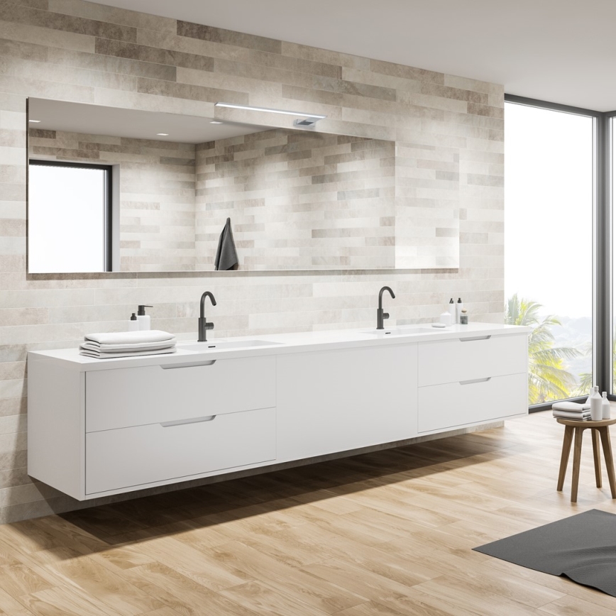 LED-Badezimmer-Wandleuchte SHINE LED/11W/230V 45 cm IP44 glänzender Chrom