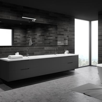 LED-Badezimmer-Wandleuchte SHINE LED/11W/230V 45 cm IP44 Hochglanz-Chrom