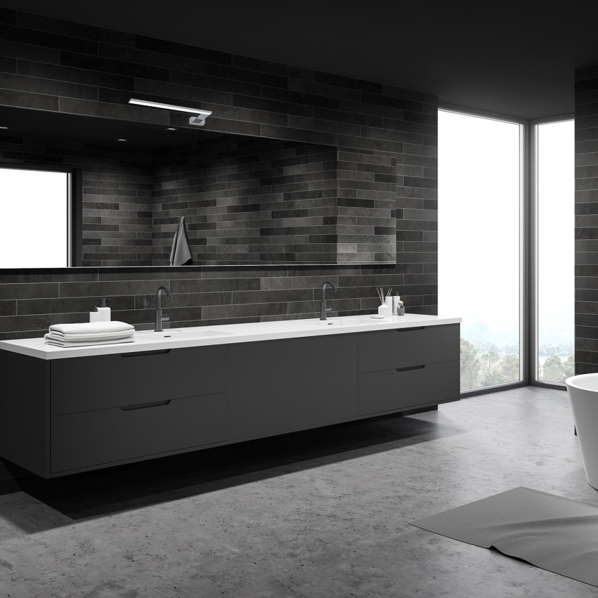 LED-Badezimmer-Wandleuchte SHINE LED/11W/230V 45 cm IP44 Hochglanz-Chrom