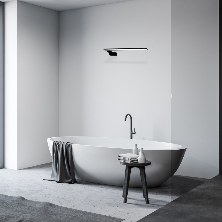 LED Badezimmer Wandleuchte SHINE LED/11W/230V 45 cm IP44 schwarz