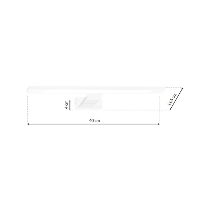 LED Badezimmer-Wandleuchte SHINE LED/7W/230V 40 cm IP44 weiß