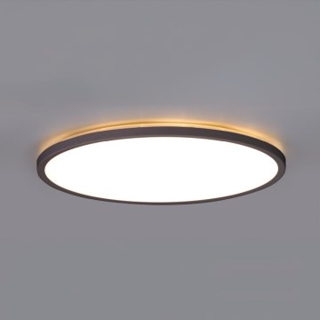 LED-Badezimmerleuchte mit Bewegungs- und Dämmerungssensor NIVERA LED/32W/230V IP54 3000/4000/6000K d 42 cm schwarz + Fernbedienung