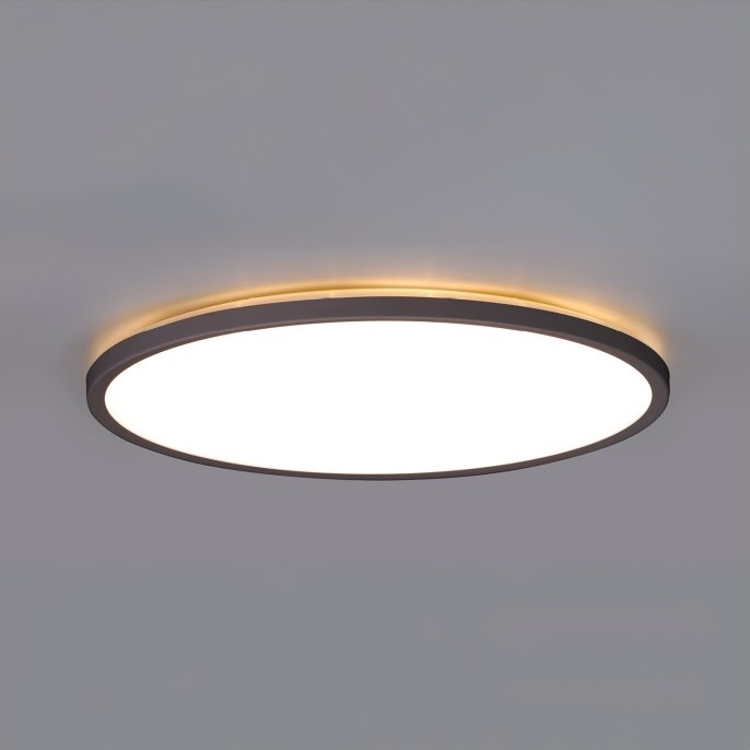 LED-Badezimmerleuchte mit Bewegungs- und Dämmerungssensor NIVERA LED/32W/230V IP54 3000/4000/6000K d 42 cm schwarz + Fernbedienung