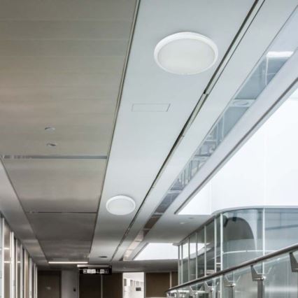 LED Badezimmerleuchte mit Sensor LED/20W/230V 3000/4000/6000K IP66 Ø 30 cm