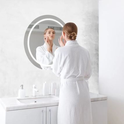 LED Badezimmerspiegel mit beheizter LED-Hintergrundbeleuchtung LED/25W/230V IP44 3000K/4000K/6400K