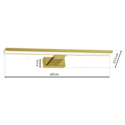 LED Badezimmerspiegel-Leuchte SHINE LED/13,8W/230V 60 cm IP44 gold