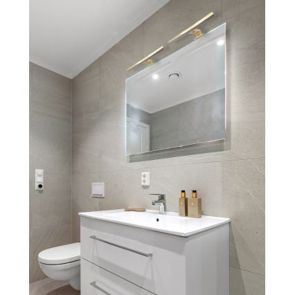 LED Badezimmerspiegelbeleuchtung LED/5W/230V 4000K 30 cm IP44 gold