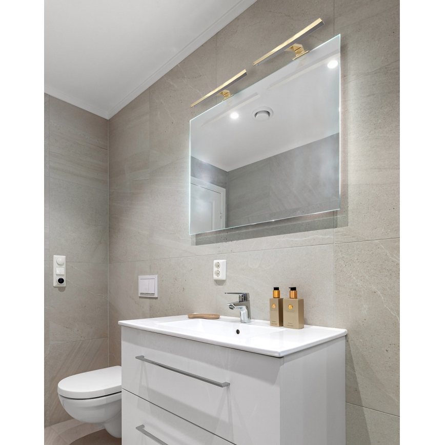 LED Badezimmerspiegelbeleuchtung LED/5W/230V 4000K 30 cm IP44 gold