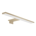 LED Badezimmerspiegelbeleuchtung LED/8W/230V 4000K 50 cm IP44 mattgold
