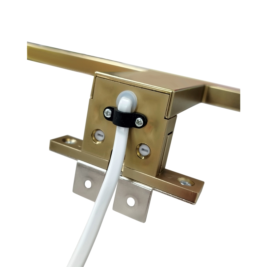 LED Badezimmerspiegelbeleuchtung LED/8W/230V 4000K 50 cm IP44 mattgold