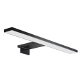 LED Badezimmerspiegelbeleuchtung LED/8W/230V 4000K 50 cm IP44 schwarz