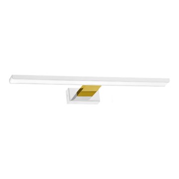 LED Badezimmerspiegelbeleuchtung SHINE LED/13,8W/230V IP44 weiß/gold