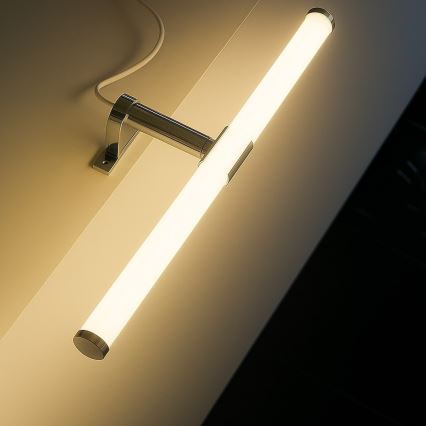 LED-Badspiegelleuchte 2-in-1 APA LED/6W/230V 40 cm IP44 glänzender Chrom