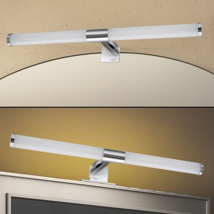 LED-Badspiegelleuchte 2-in-1 APA LED/6W/230V 40 cm IP44 glänzender Chrom