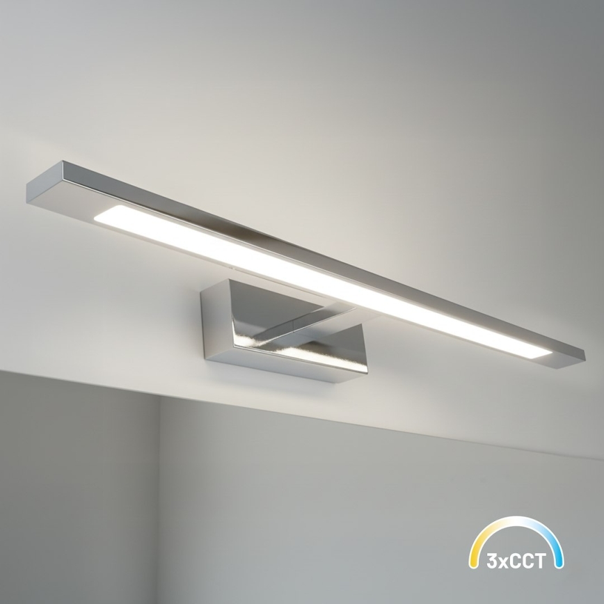 LED-Badspiegelleuchte KLIMT LED/12W/230V 3000/4000/6000K 60 cm IP44 glänzender Chrom