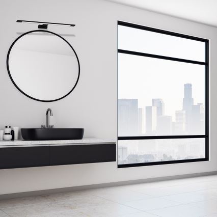 LED Badspiegelleuchte SHINE LED/12W/230V 60 cm IP44 schwarz