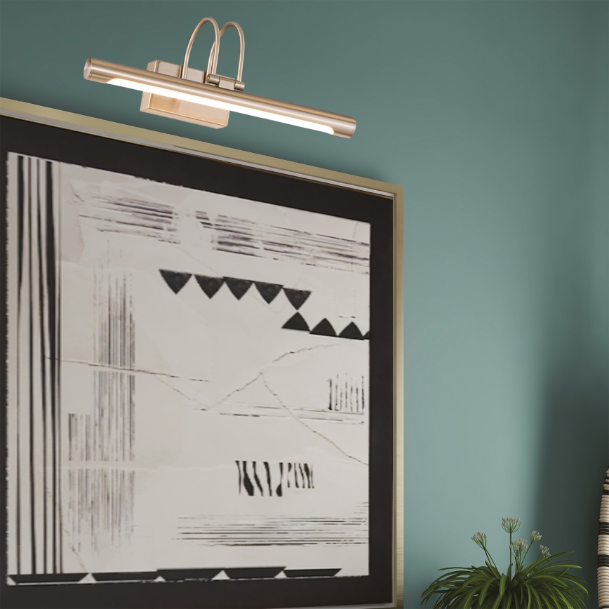 LED-Bilderleuchte LED/9W/230V 3000K 42 cm matt Chrom