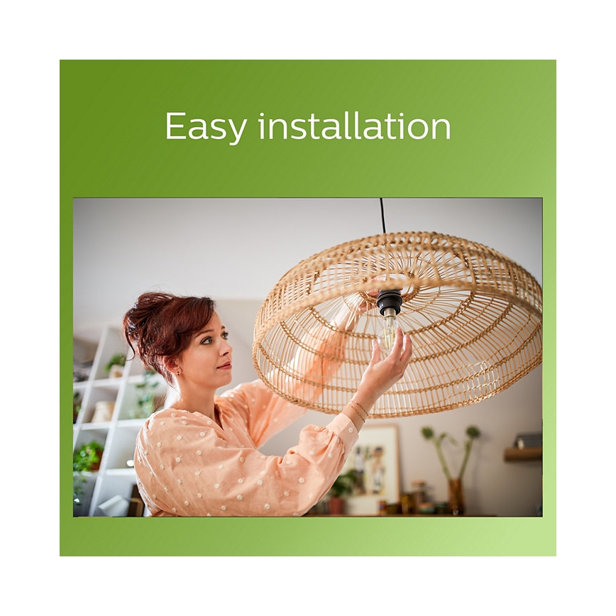 LED Birne VINTAGE Philips A60 E27/4W/230V 3000K