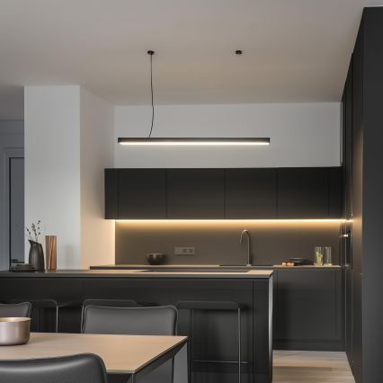 LED-Deckenaufbau-Pendelleuchte CYNIDECO LED/30W/230V 4000K schwarz