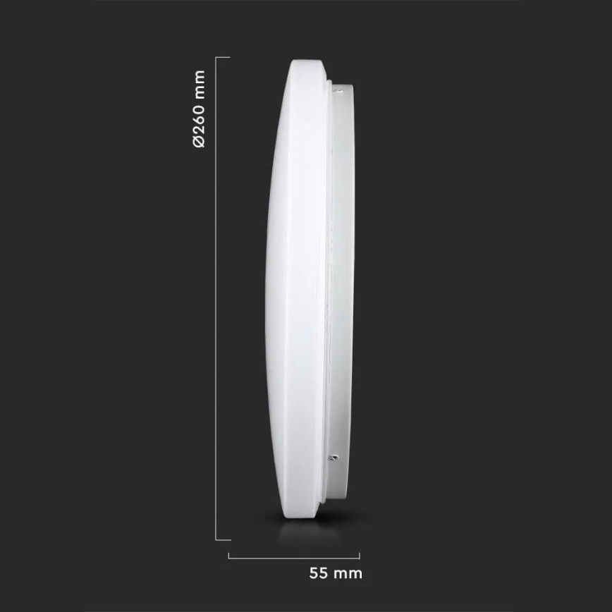 LED Deckenleuchte LED/12W/230V 26cm 3000K/4000K/6400K