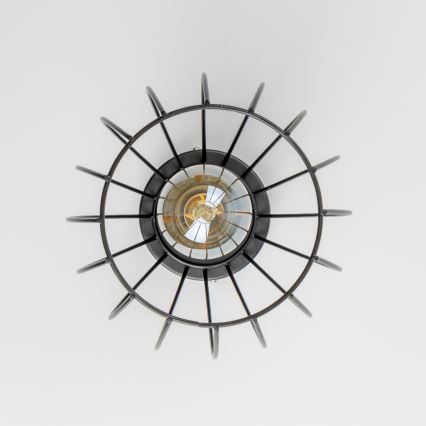 LED-Deckenleuchte 1xE27/6,5W/230V schwarz