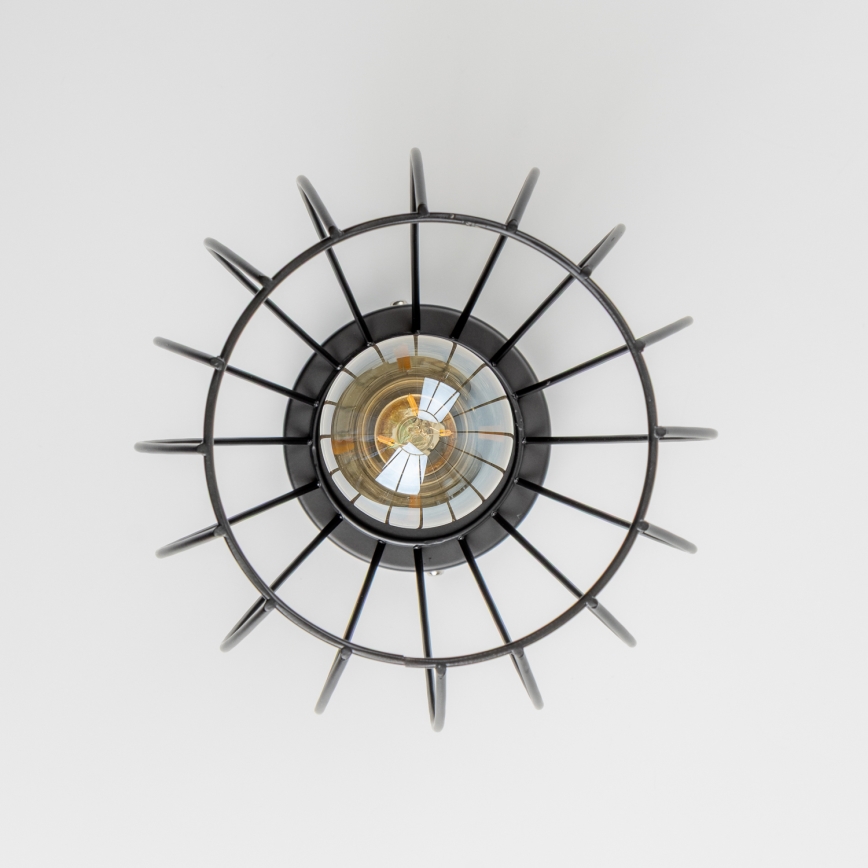 LED-Deckenleuchte 1xE27/6,5W/230V schwarz