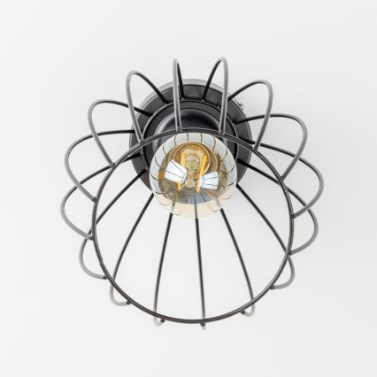 LED-Deckenleuchte 1xE27/6,5W/230V schwarz