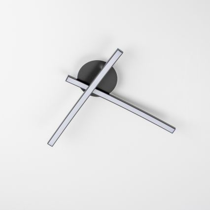 LED-Deckenleuchte 2xLED/6W/230V schwarz