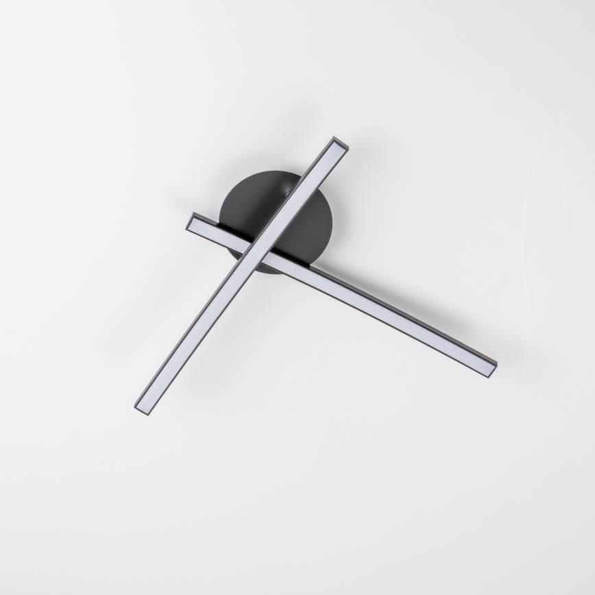 LED-Deckenleuchte 2xLED/6W/230V schwarz