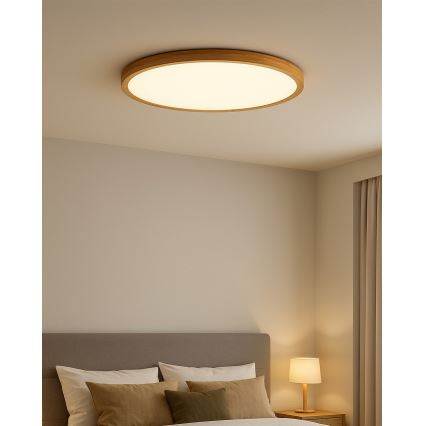 LED-Deckenleuchte, 32W, 230V, 3000/4000/6500K, Ø 40 cm, beige